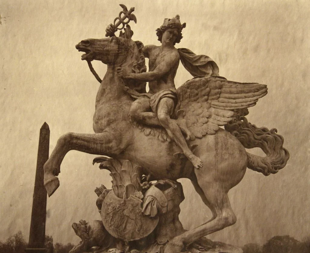 Odalisque, Place de la Concorde, Paris, 1865, 24 x 24 inches, salt print, 1994 