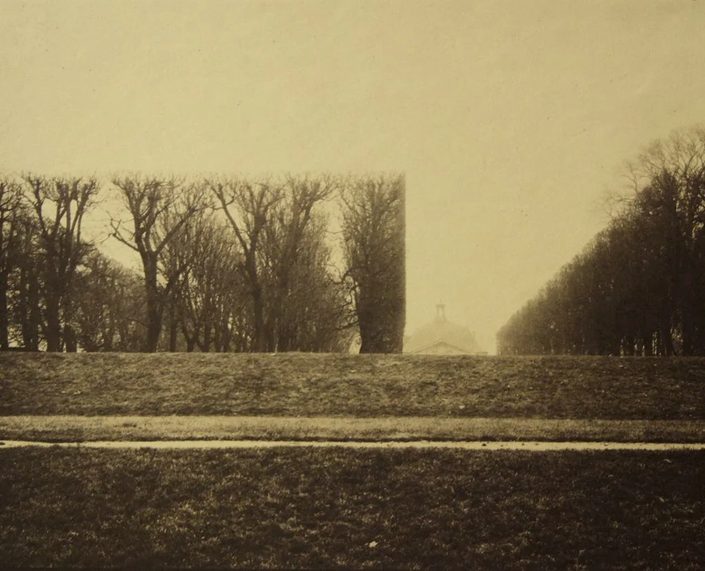 Square in the Garden of Sceaux, 1865 , 20 x 24 inches, salt print, 1993