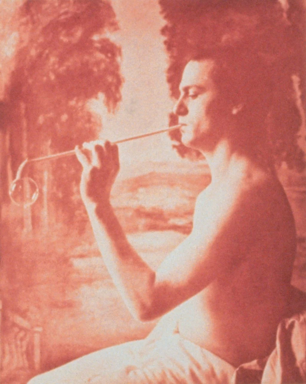 A Soap Bubble, 1915 , 24 x 30 inches, gum bichromate print, 1991