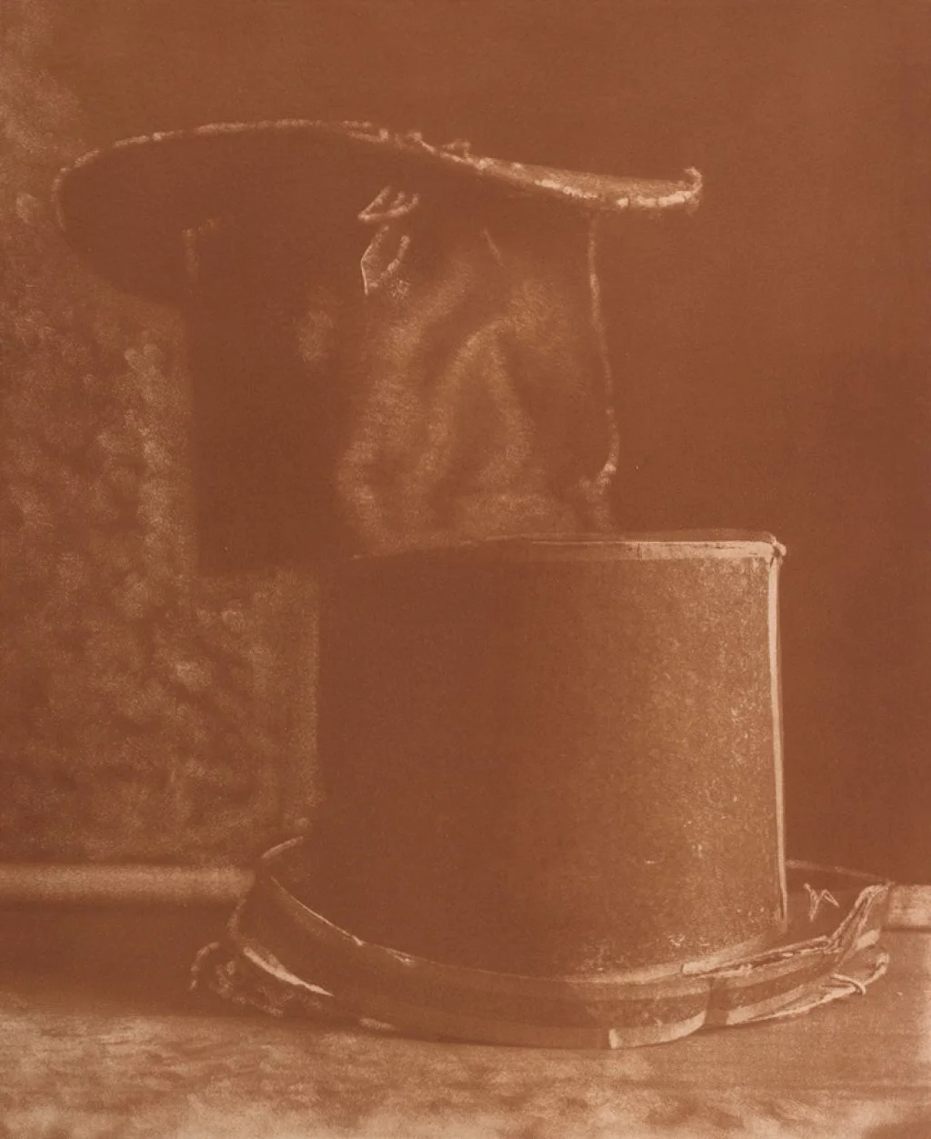 The Paper Top-Hat Box, 1915 , 24 x 20 inches, gum bichromate print, 1991