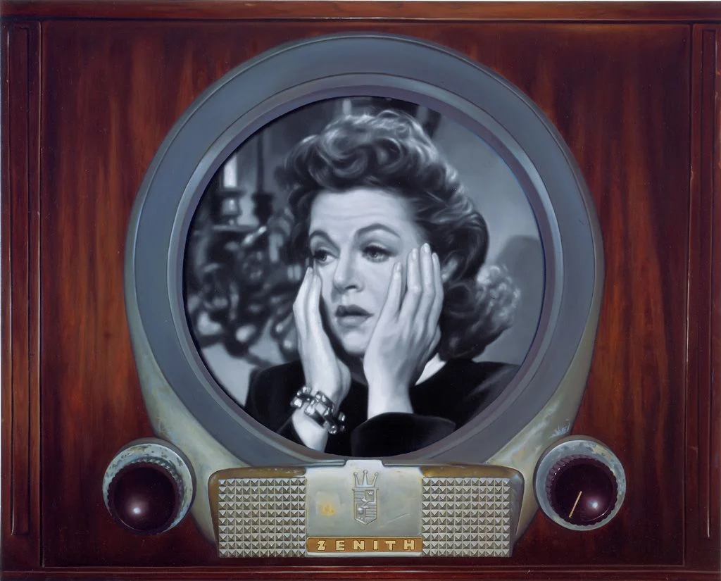 Late Night #5: Claire Trevor, 1967 , 24 x 36 inches, oil on linen, 2007