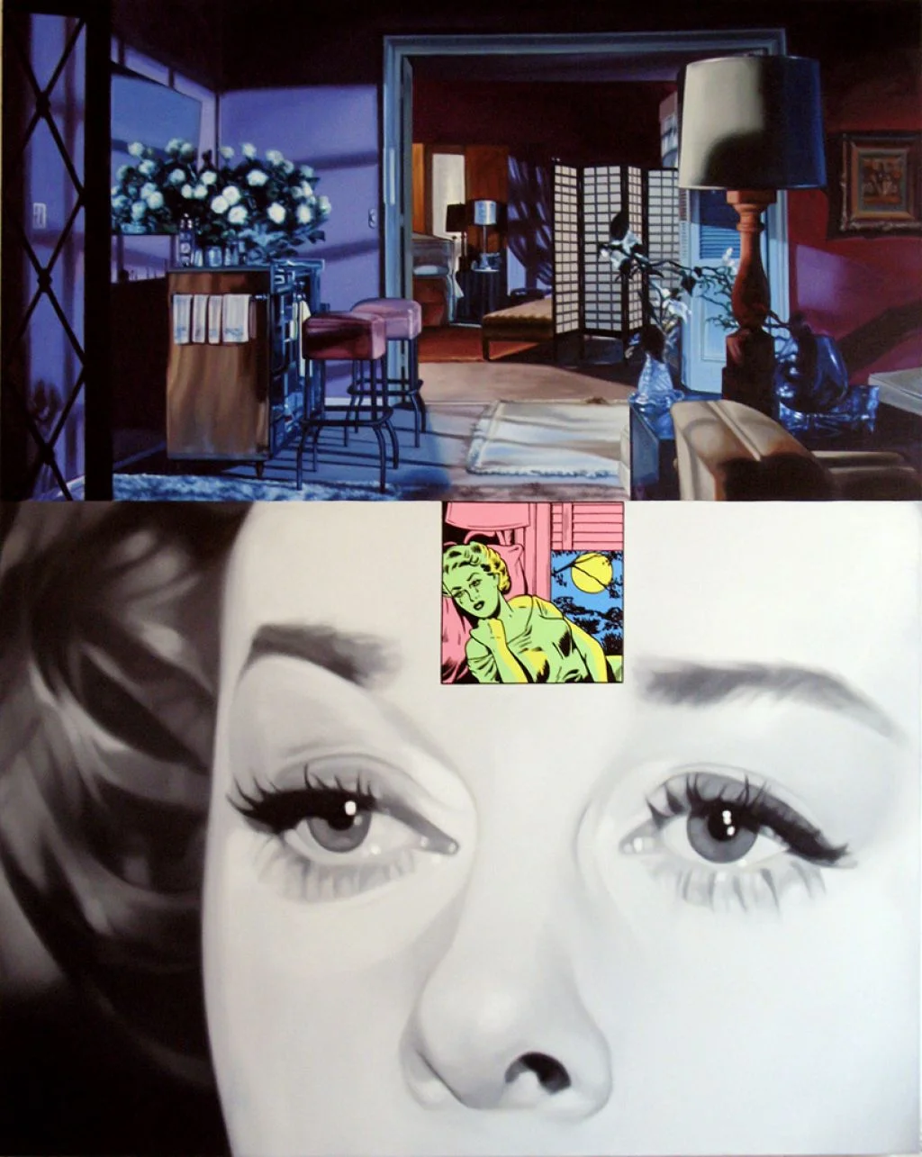 Love Bloomed Like a Flower and Then Petals Fell, 1965 , 60 x 48 inches, oil on linen, 2006