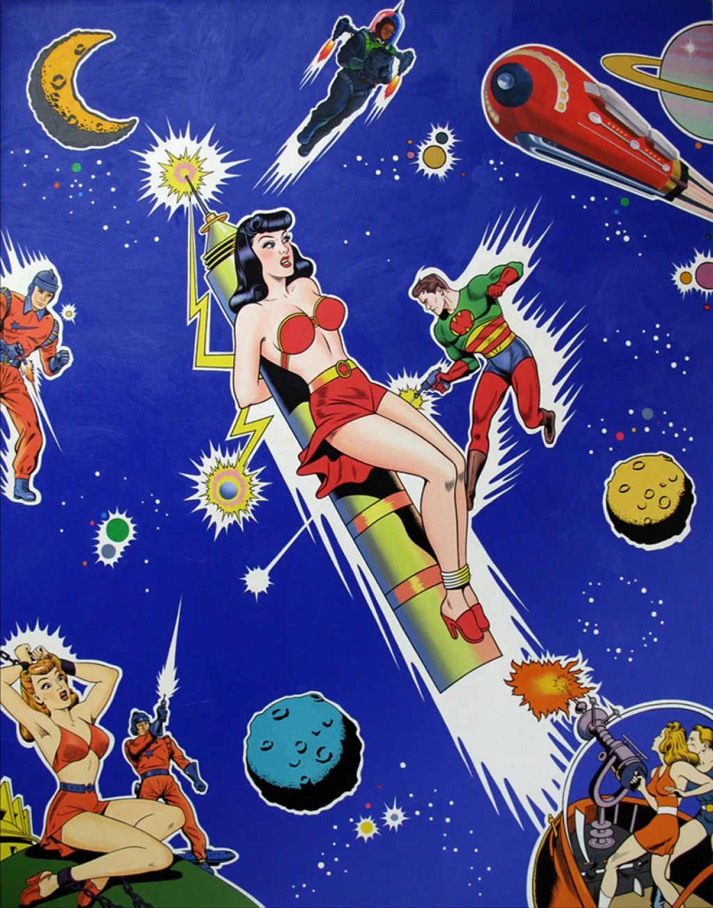 The Revenge of the Queen from Outer Space, 1965 , 60 x 48 inches, oil on linen, 2006