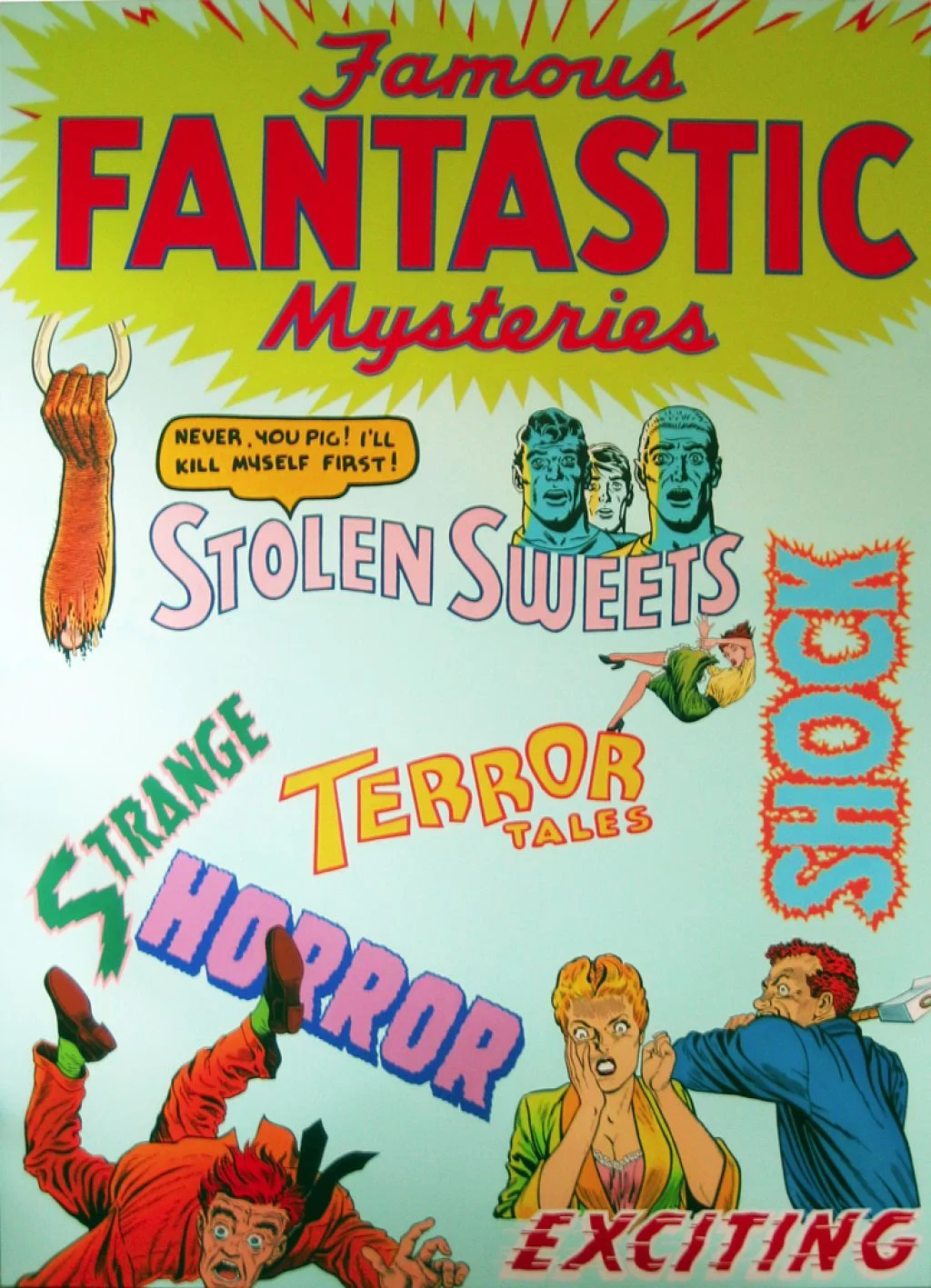 Famous Fantastic Mysteries, 1965, 84 x 60 inches, oil on linen, 2005