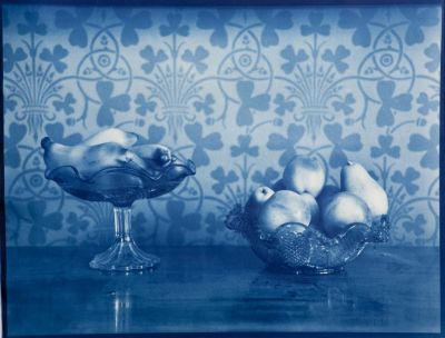 A strange bewildering dream of sounds, 1917 , 17 7/8 x 23 4/8 inches, cyanotype, 2010