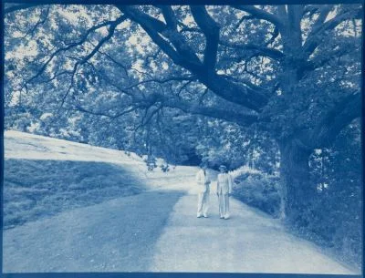 Love, friendship, and conjugal bliss, 1917 , 17 7/8 x 23 5/8 inches, cyanotype, 2010