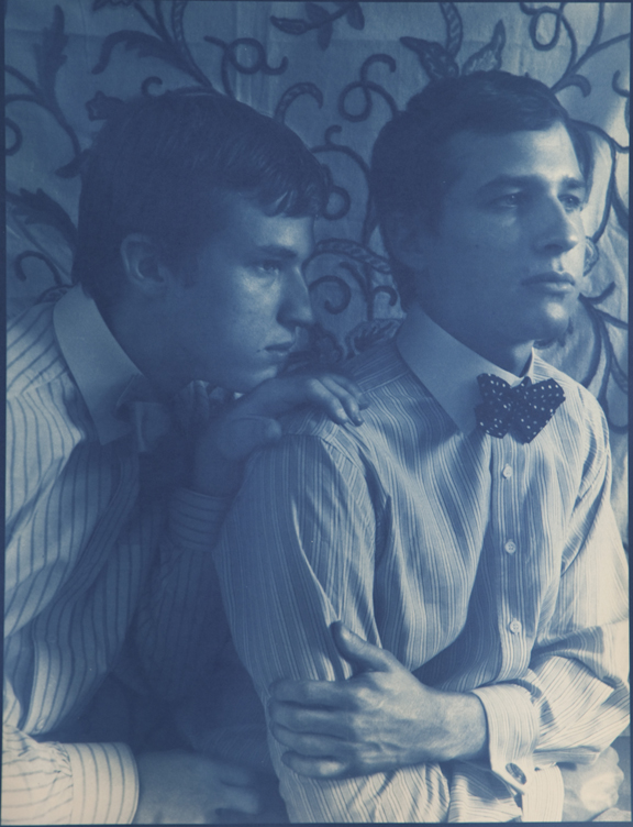 Brothers, 1904 , 23 5/8 x 17 7/8 inches, cyanotype, 2005