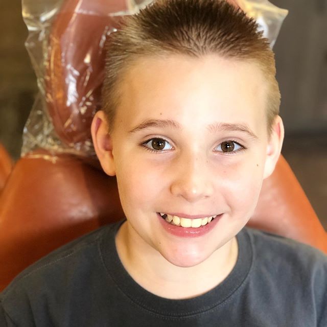 His brothers were having so much fun while he was waiting for his check up! Look at that SMILE!!! Someone is wearing their retainer at night!!!! #goldenbergorthodontics #georgetownbraces #georgetownorthodontist #keepsmiling #funattheorthodontist #kidsbraces