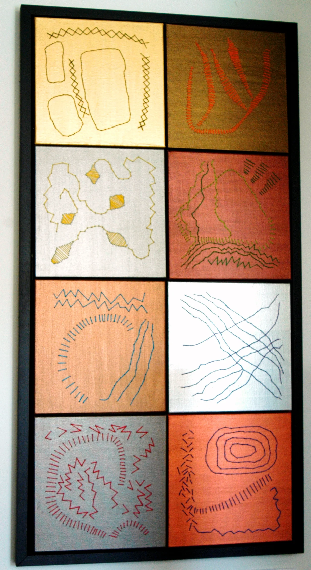   Metalic Color Stitchery  