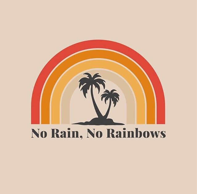 Hang in there, friends. Rainbows are on their way 🌈. 📷: @bikinibird