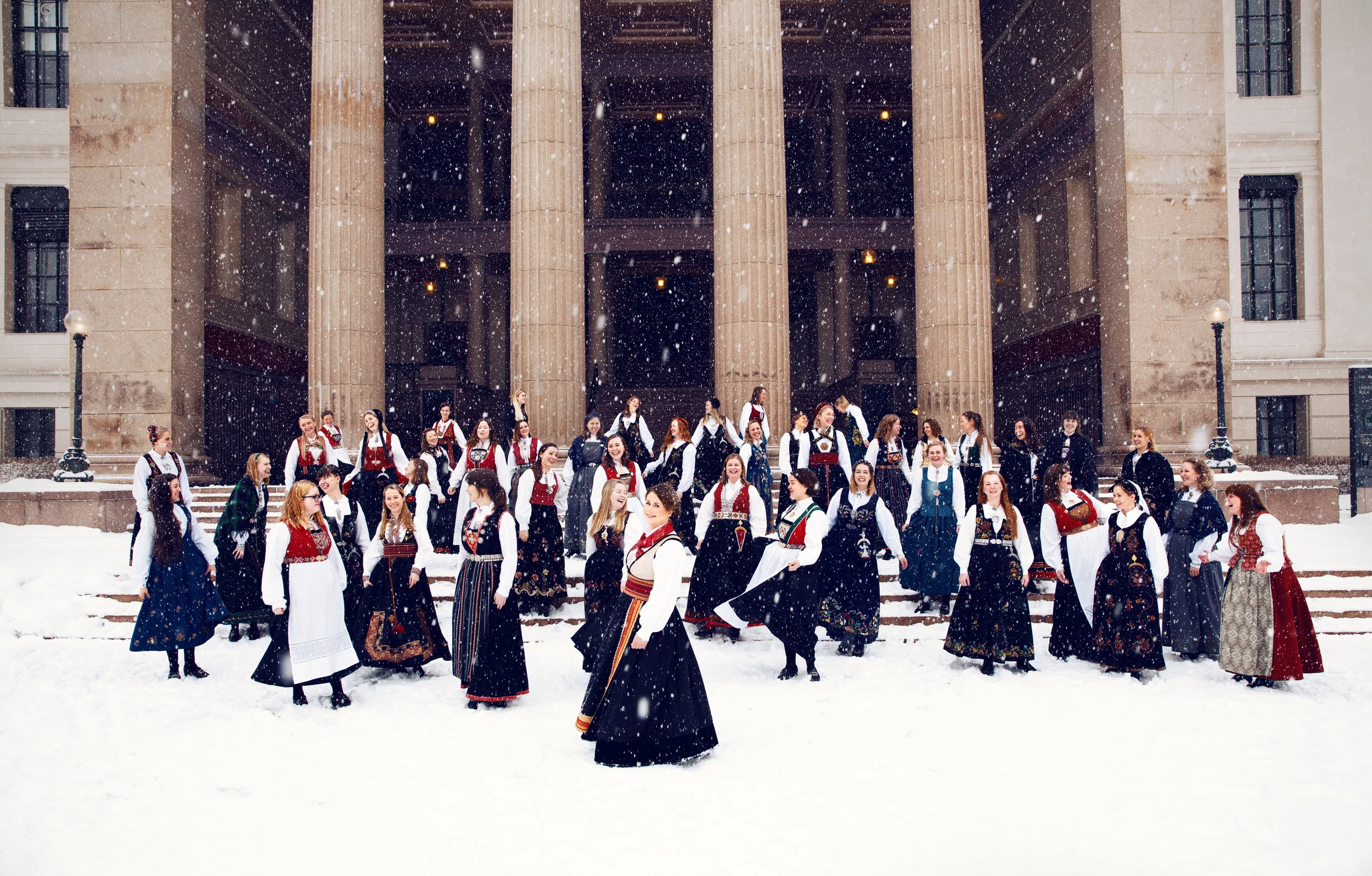 Utenfor Universitetets Aula, 2018 Photo: Anna-Julia Granberg / BLUNDERBUSS