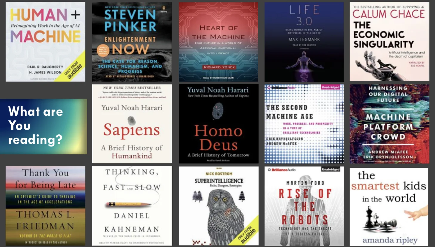 Machines Learning Reading List - Part 1