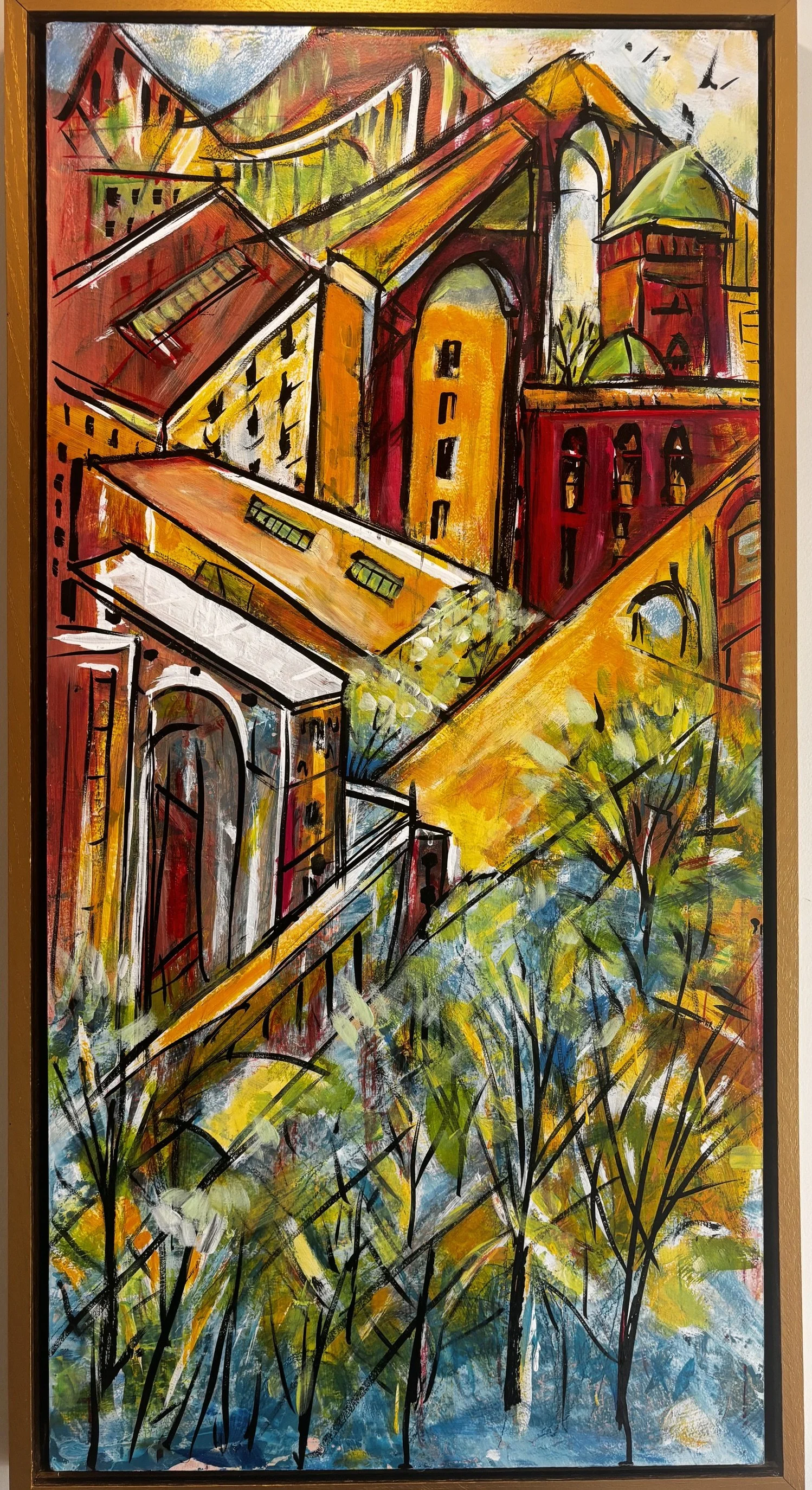  Original Acrylic 24” x 48” 