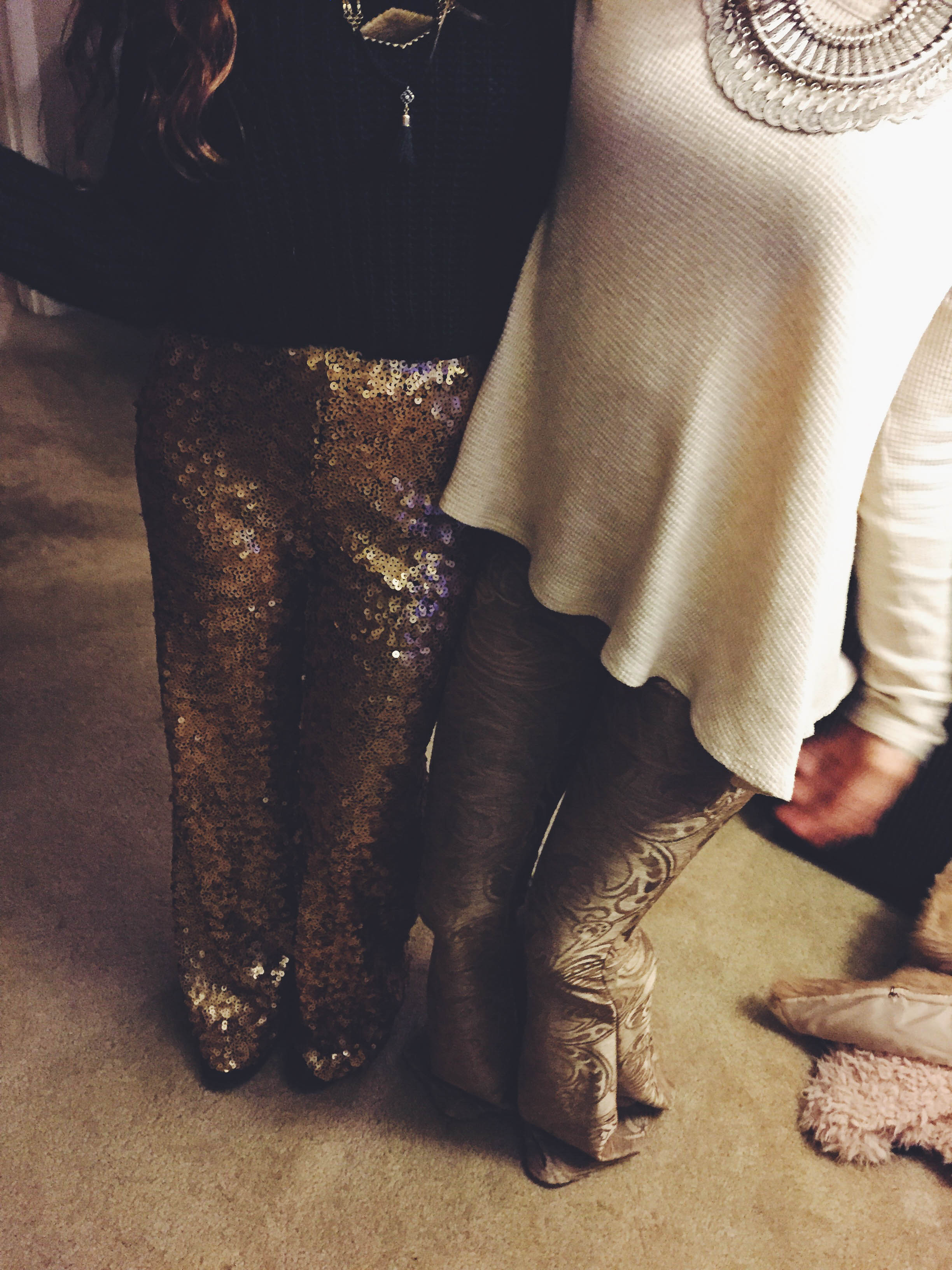proud of our gold trousers