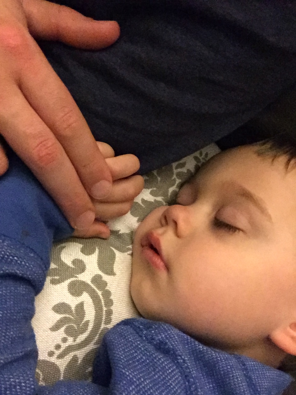 Matty and Stephen snuggling:-)