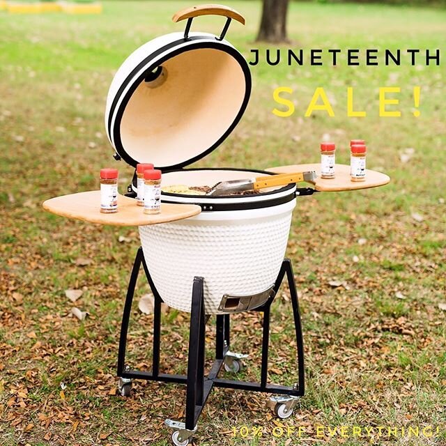 Happy Juneteenth!! #Juneteenth #juneteenthcelebration 
Your invited to the cookout with Soulfitgrill!

Use the promo code: JUNETEENTH&bull; 10% off everything! 
Use the promo code: NEWDAD2020&bull; 15% off our grills!