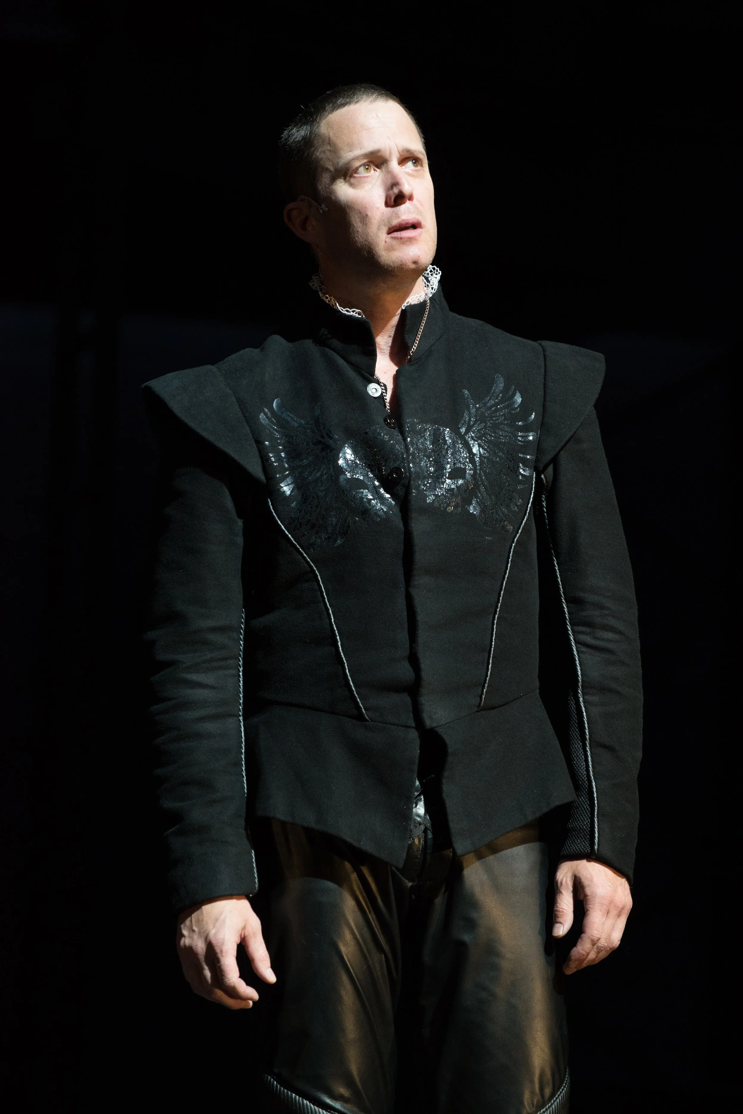 Digitally rendered design and screen printed foil for Hamlet in Hamlet