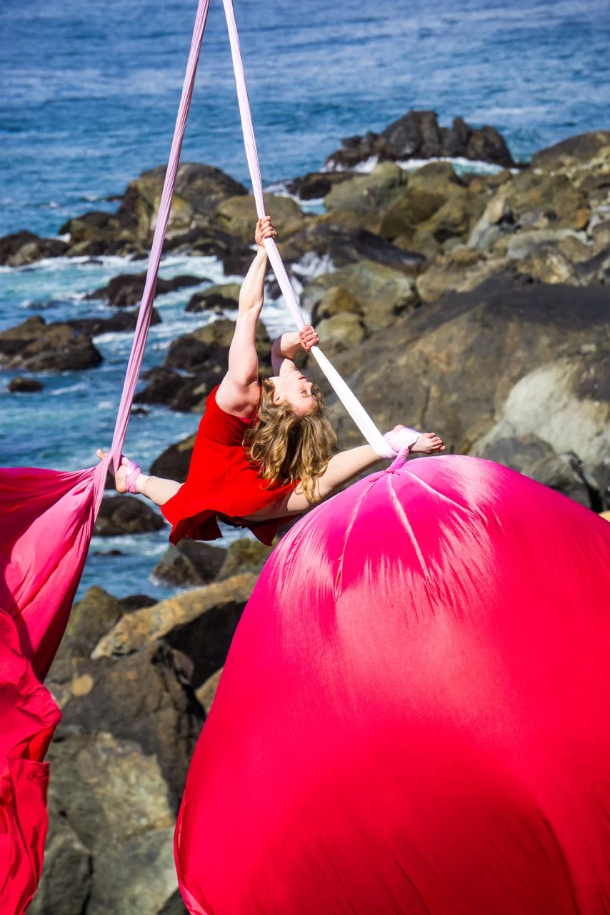 Aerial Silks at Patrick's Point State Park