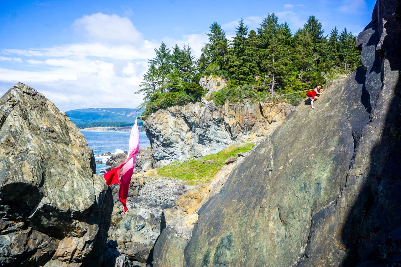 Aerial Silks at Patrick's Point State Park