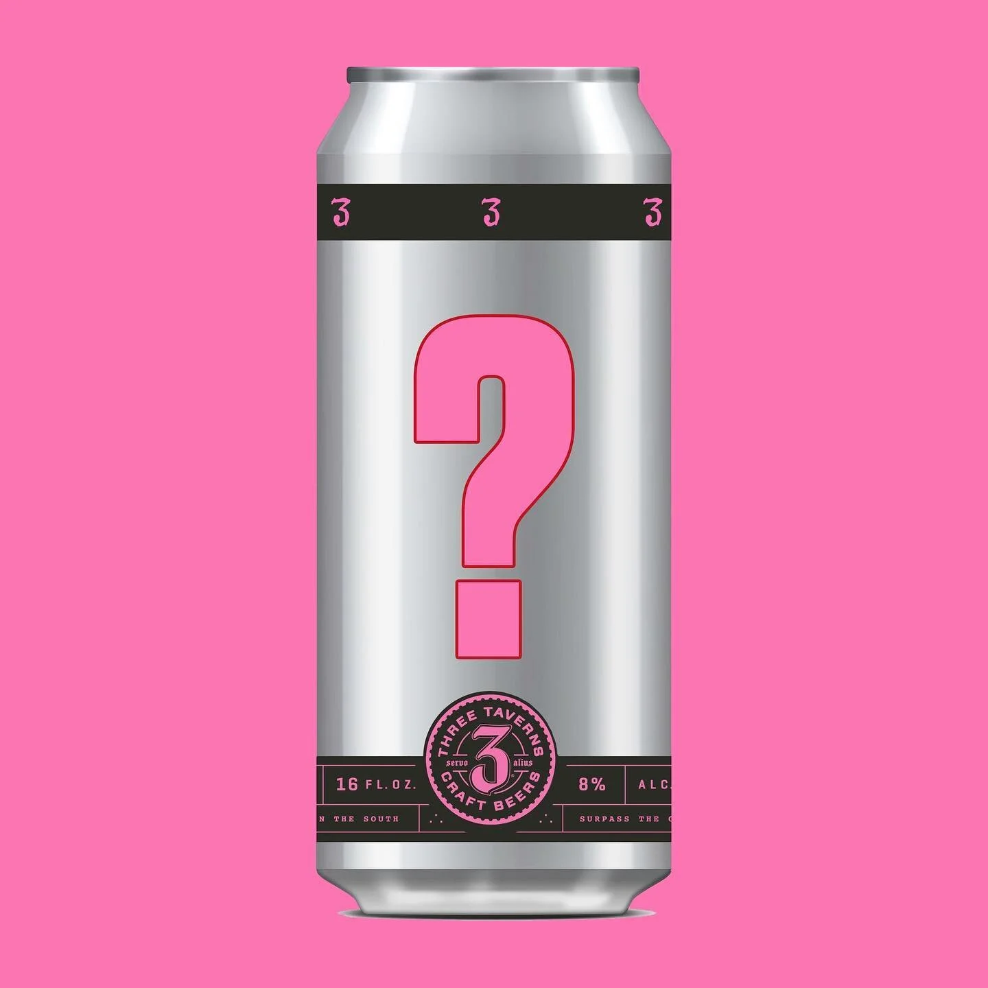 This Is a Beer can. Next Saturday on 3/13 it will be released in 16oz 4-packs at both our brewery locations. But you'll have to wait until our reveal on 3/12 to see the full artwork and learn the inspiration hiding behind the question mark. Super lim