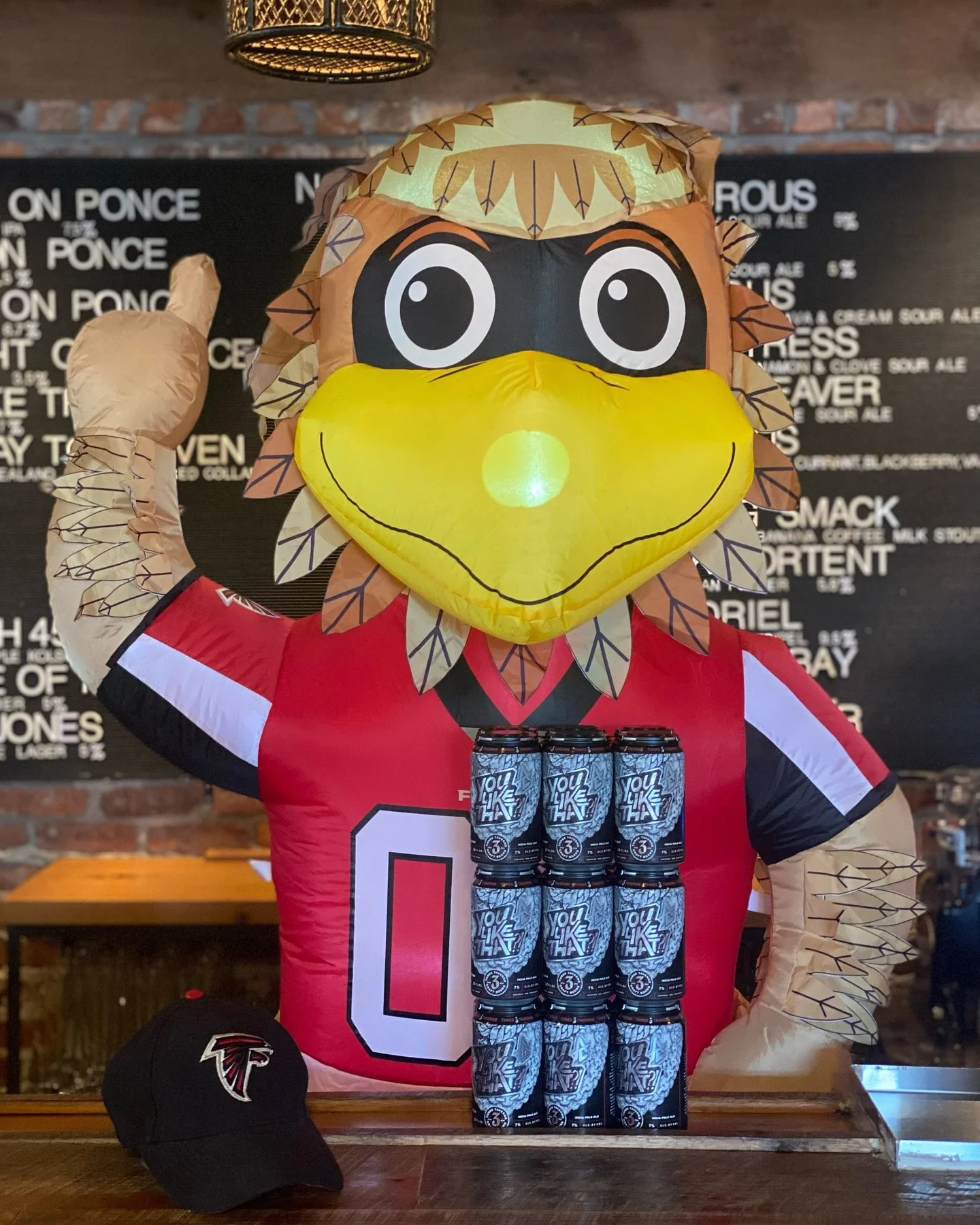 Inspired by our Atlanta QB&rsquo;s alter ego Kirko Chainz and his catch phrase after a win, our limited release 7% cold IPA, You Like That?!, hits the market this week and just in time to cheer on a victory today against the Chargers at Mercedes Benz