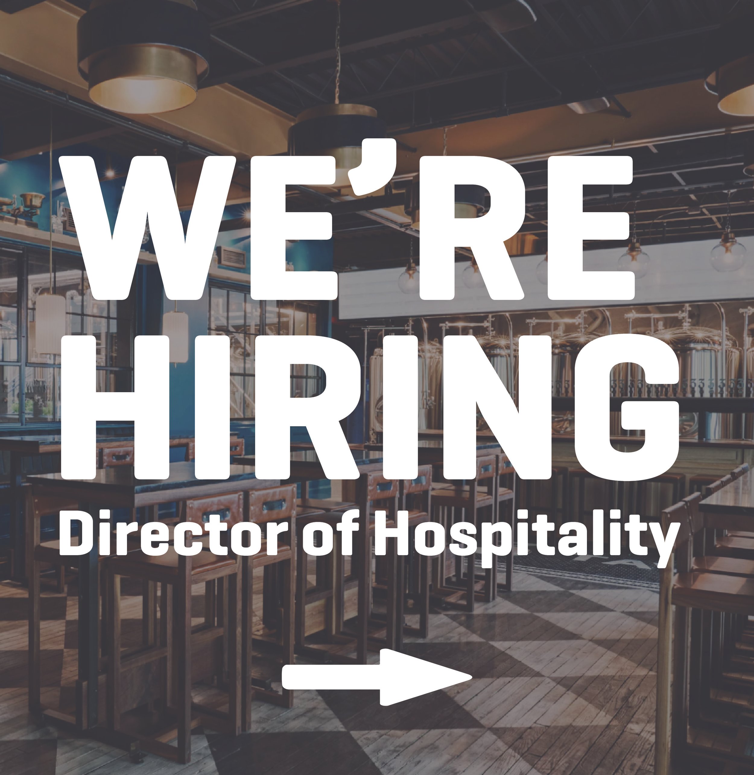 Now Hiring! Director of Hospitality