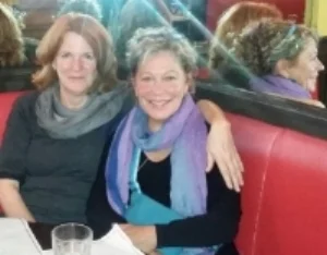Sheree and I having lunch in New York - 2016