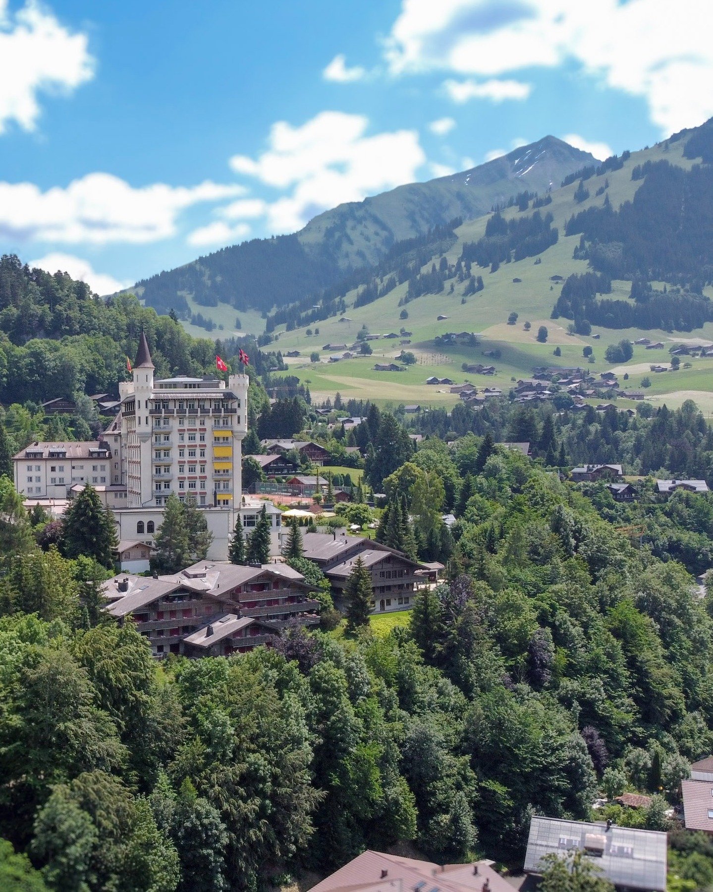 If you&rsquo;re going to do Gstaad, do it properly and arrive by vintage train.

The GoldenPass Belle &Eacute;poque runs twice daily from Montreux to Gstaad, a two-hour vintage glide past lakes and through alpine folds that outcharms the Glacier Expr
