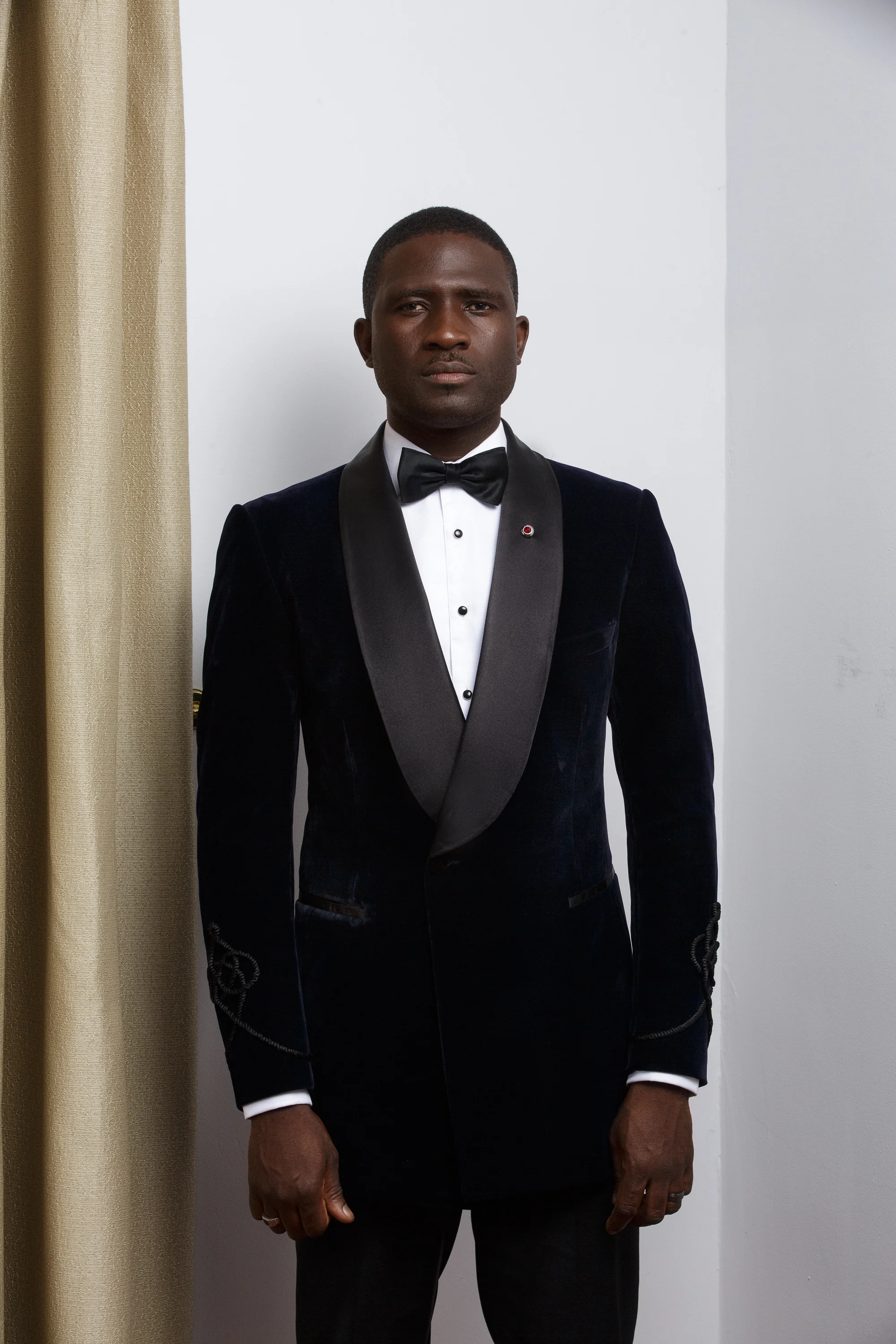 black tuxedo double breasted