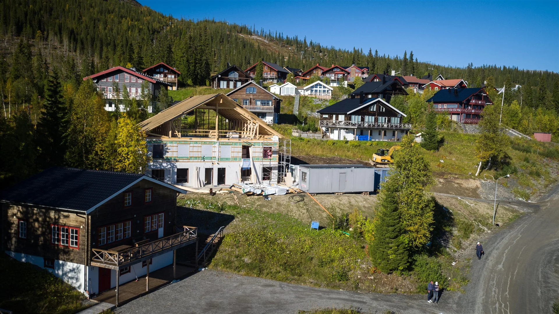 Tege Lodge 2 - under uppförande hösten 2016