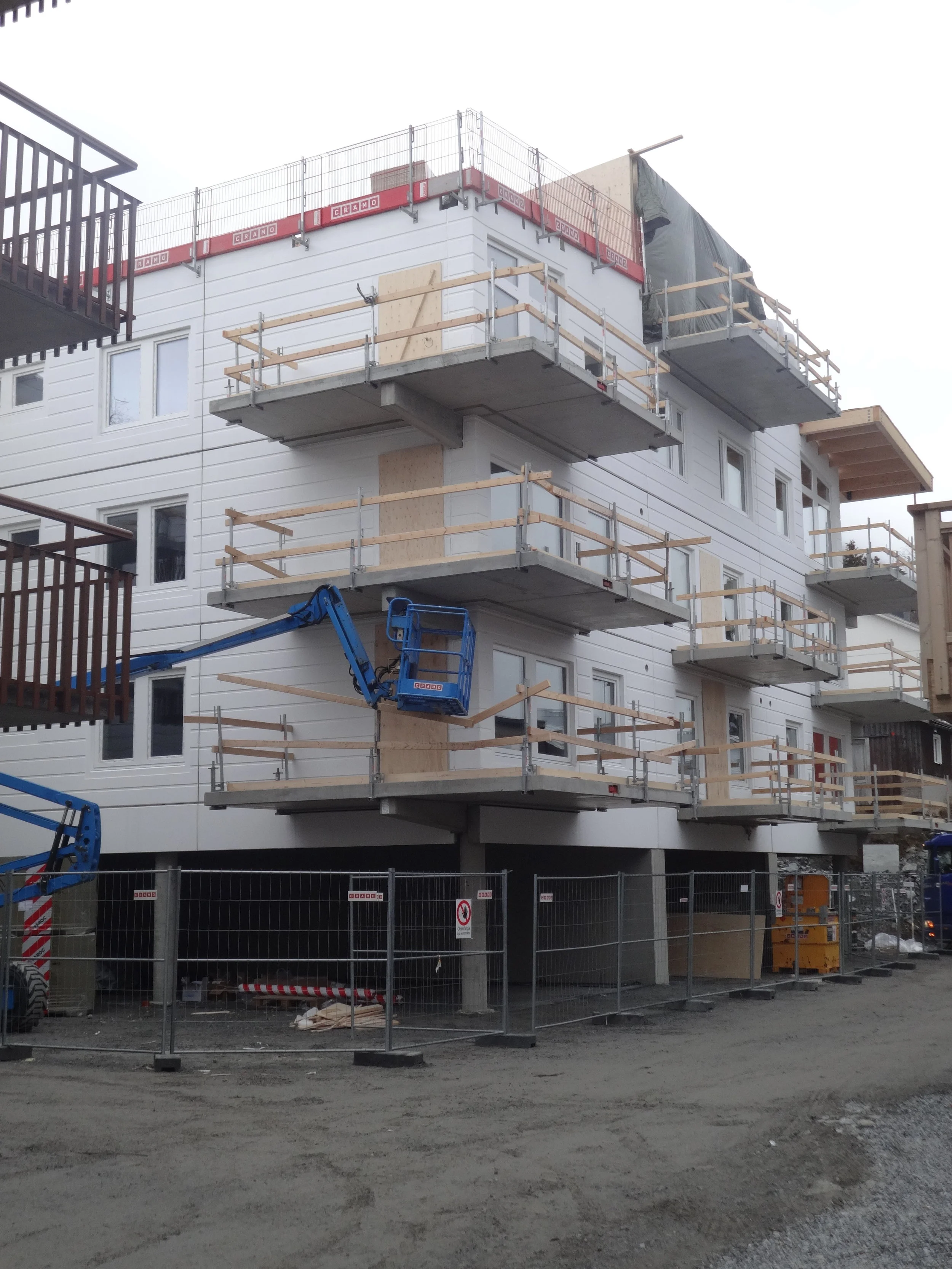 Huset under uppförande