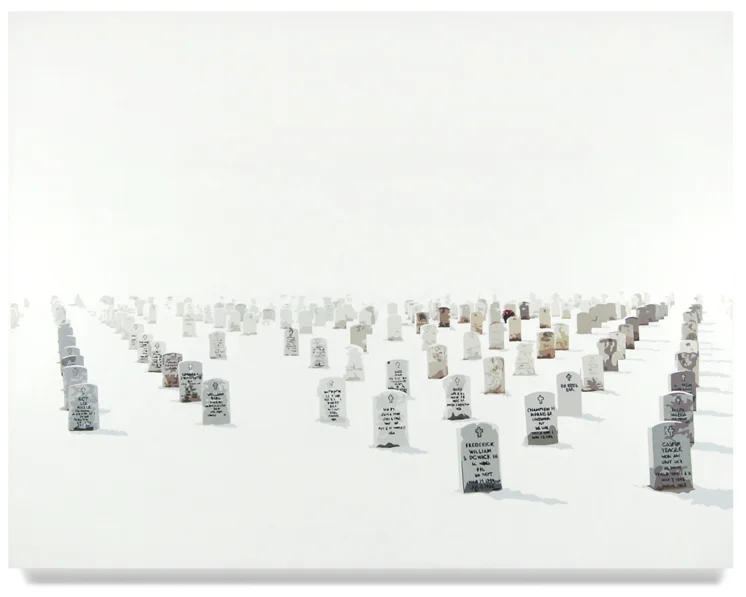  Arlington Cemetery, 60 x 78, Oil on Linen