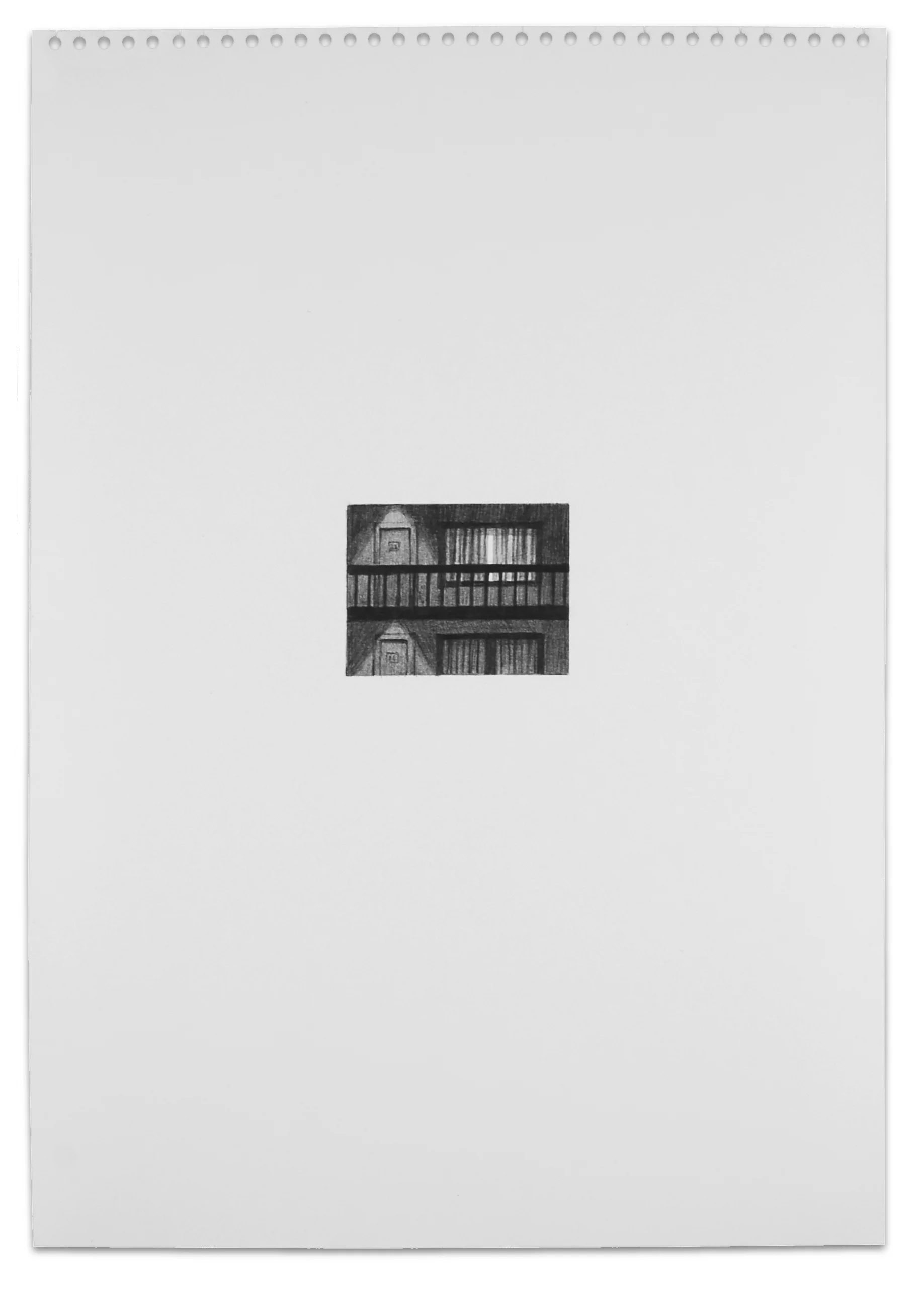  Secret (Motel), Graphite on Paper, 16.5 x 11.5