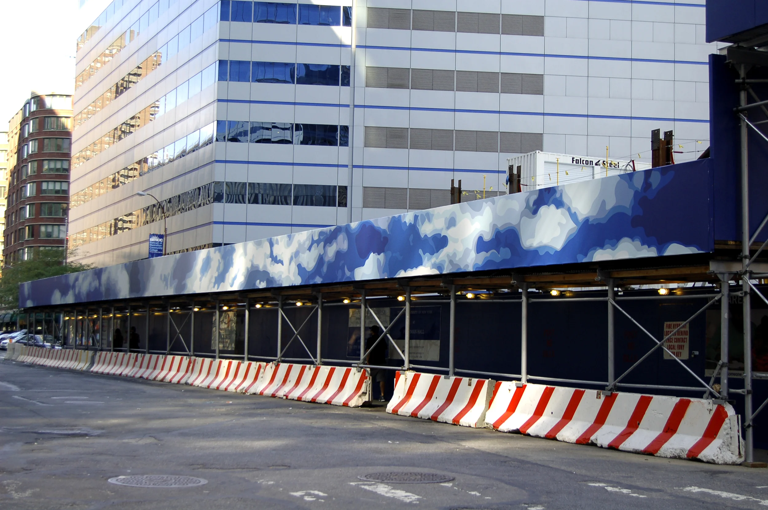 Restore The View, Greewich St, NYC, digital mural on vinyl, 4' x 175'