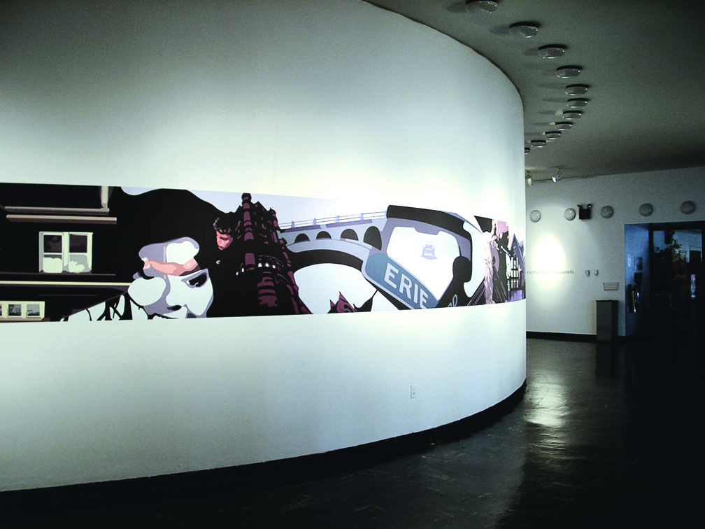 Diploma, 3' x 61', digital print on adhesive backed paper