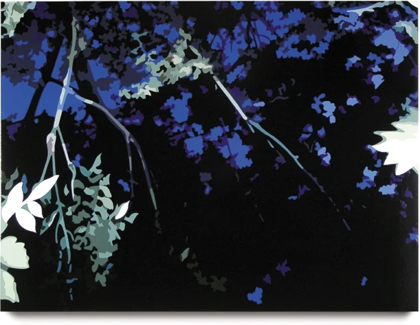  Forest , 44 x 59, oil enamel on canvas