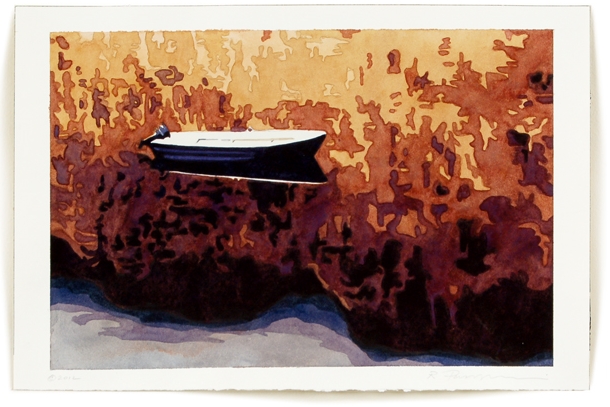  Boat, 8 x 12, watercolor on paper