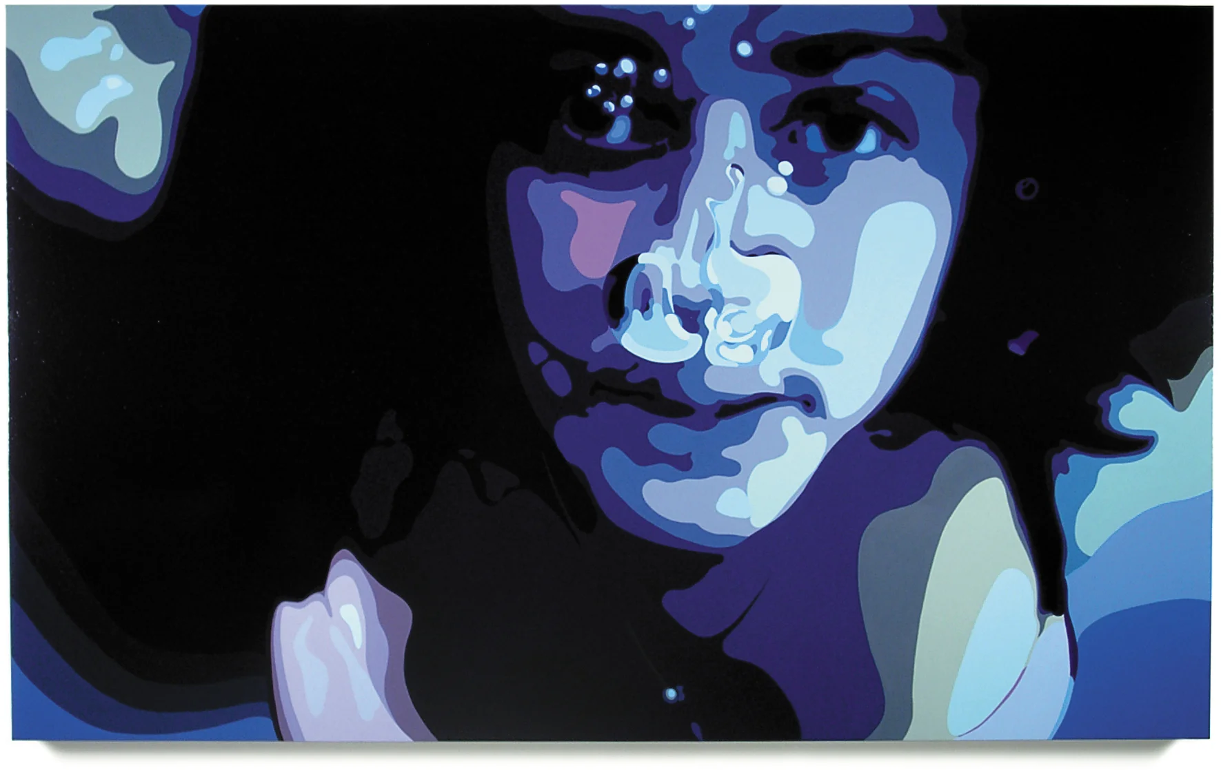  Untitled (woman) , 47 x 77, oil enamel on canvas