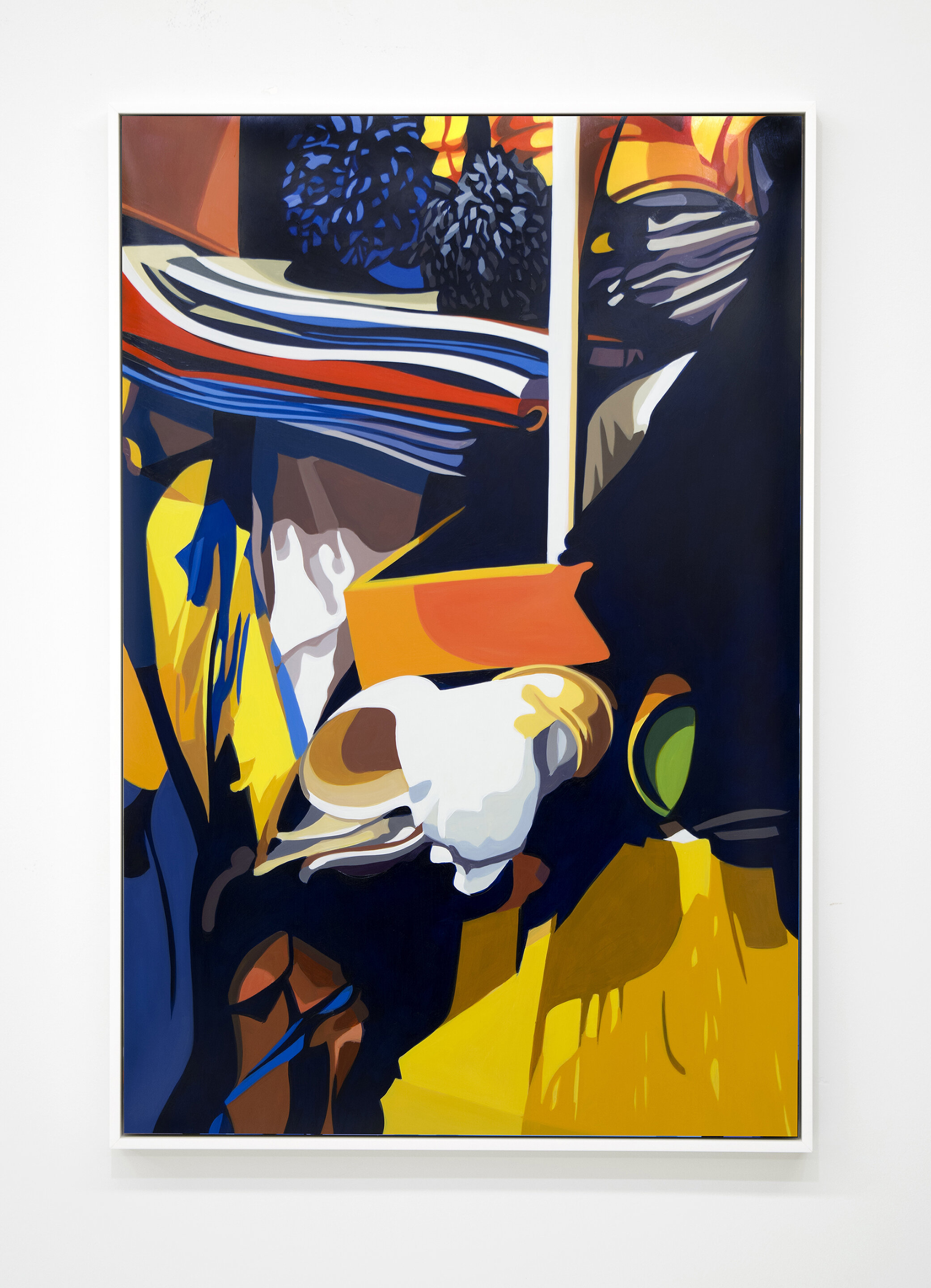  Edward No. 7  2018, 36" x 24", Oil on mylar on panel 