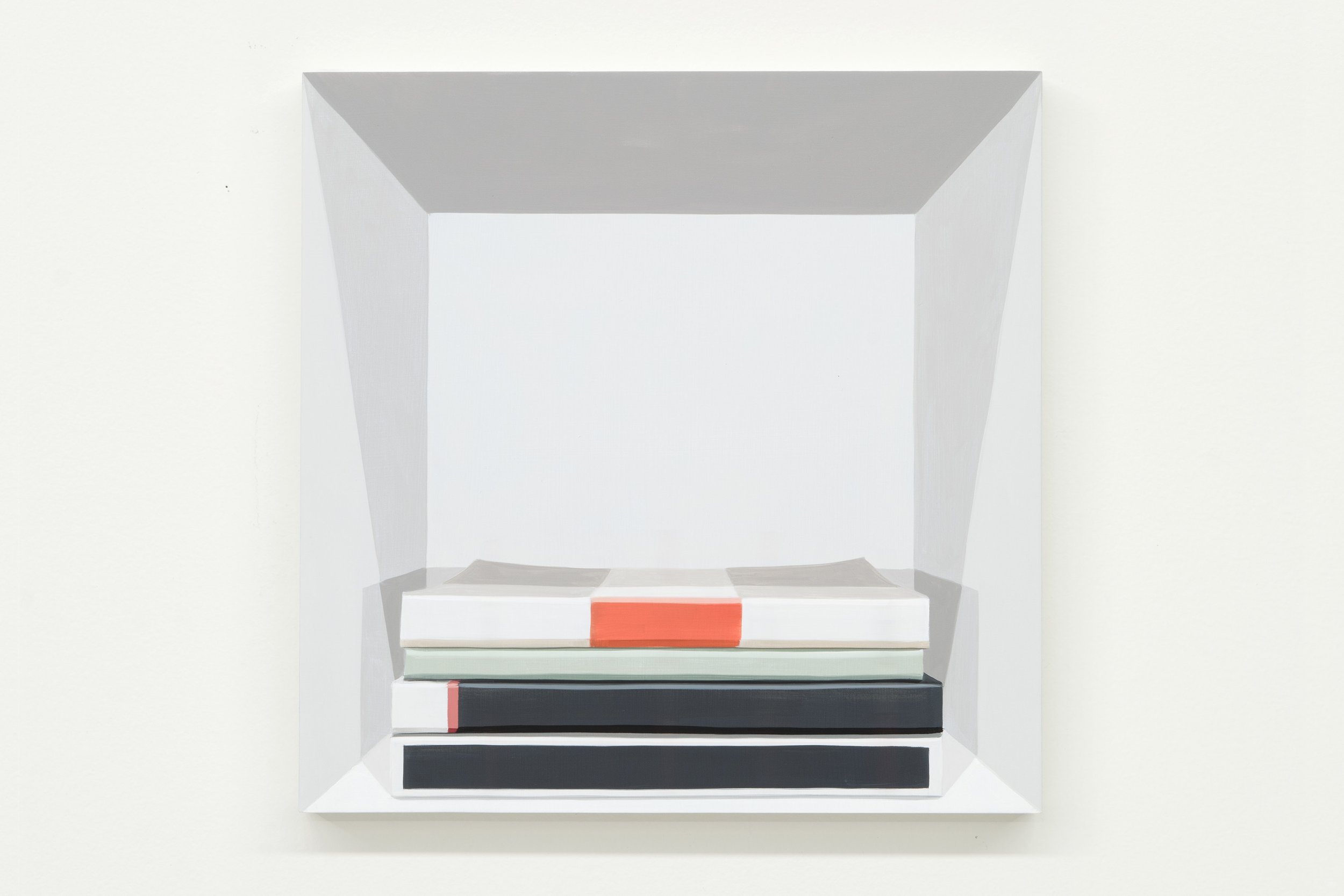 Sarah No. 1 (Panel 5:1) 12” x 12”, oil on wood panel. 2025