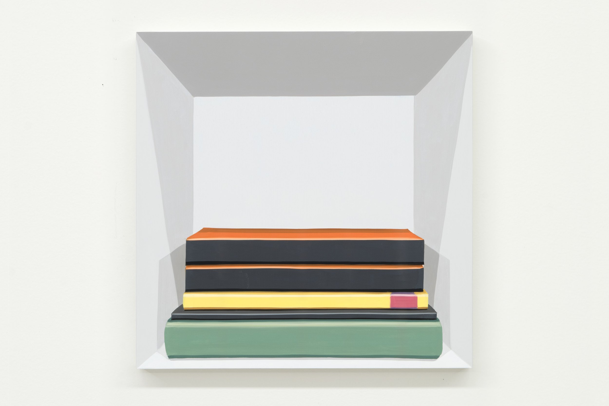 Sarah No. 1 (Panel 4:2) 12” x 12”, oil on wood panel. 2025