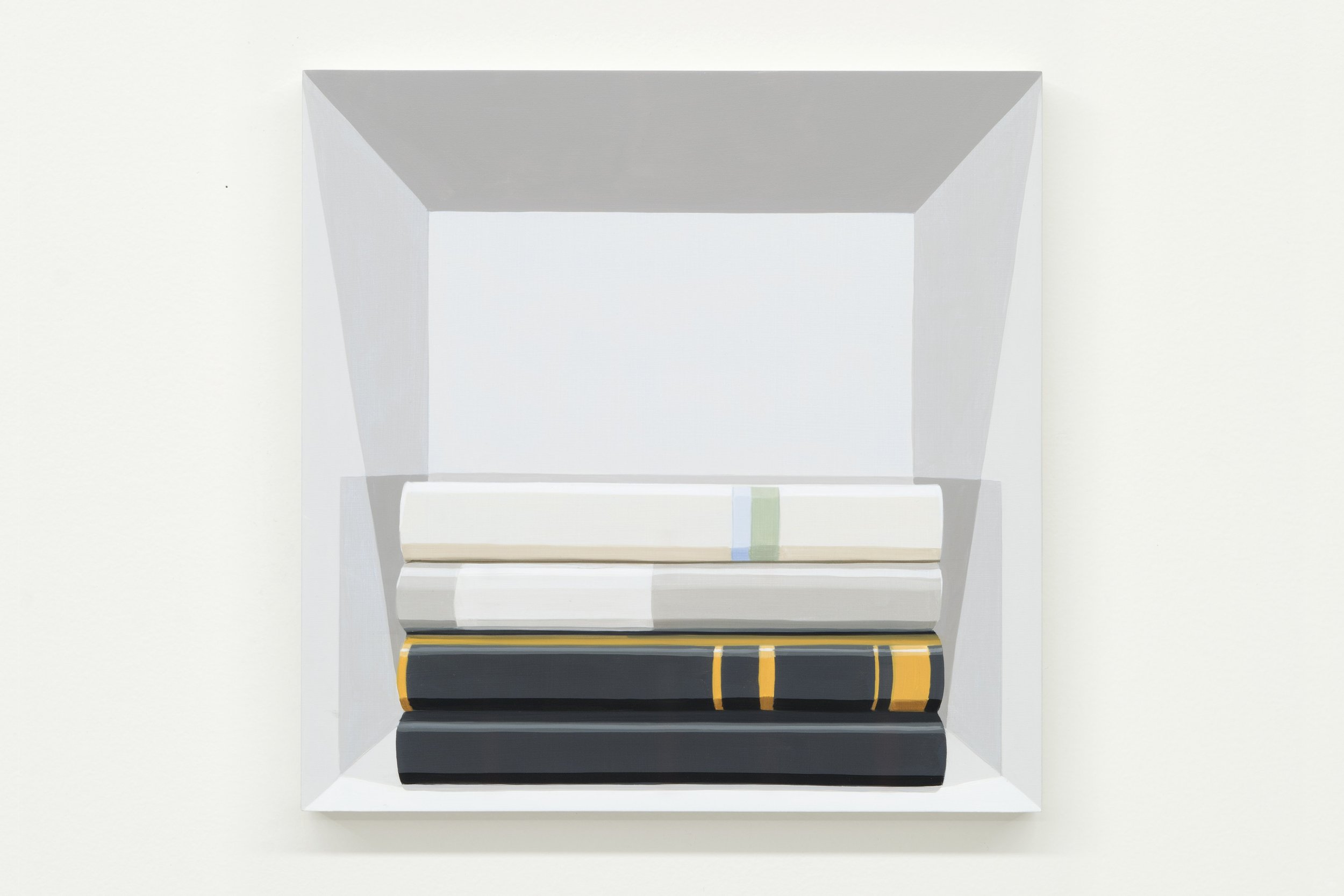 Sarah No. 1 (Panel 3:3) 12” x 12”, oil on wood panel. 2025