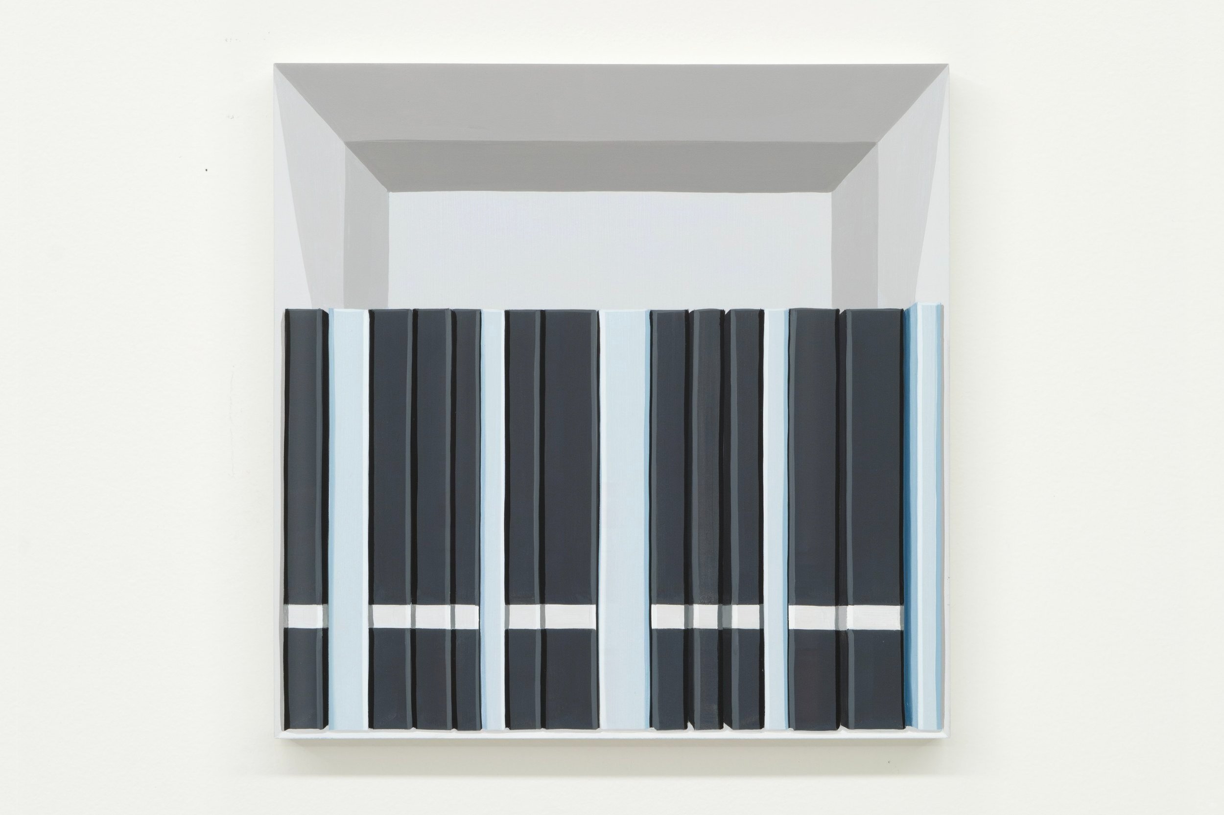 Sarah No. 1 (Panel 6:4) 12” x 12”, oil on wood panel. 2025