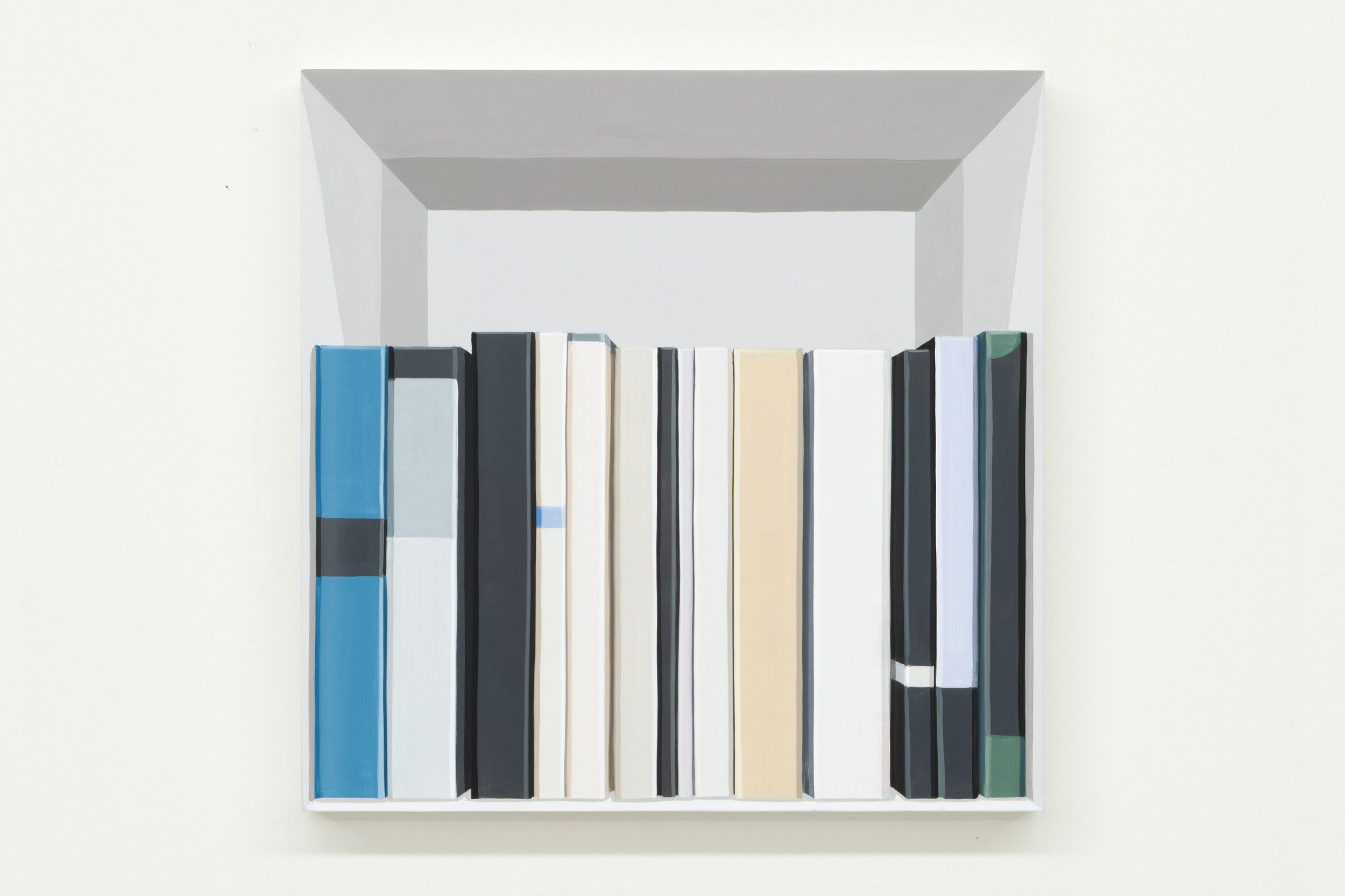 Sarah No. 1 (Panel 6:2) 12” x 12”, oil on wood panel. 2025