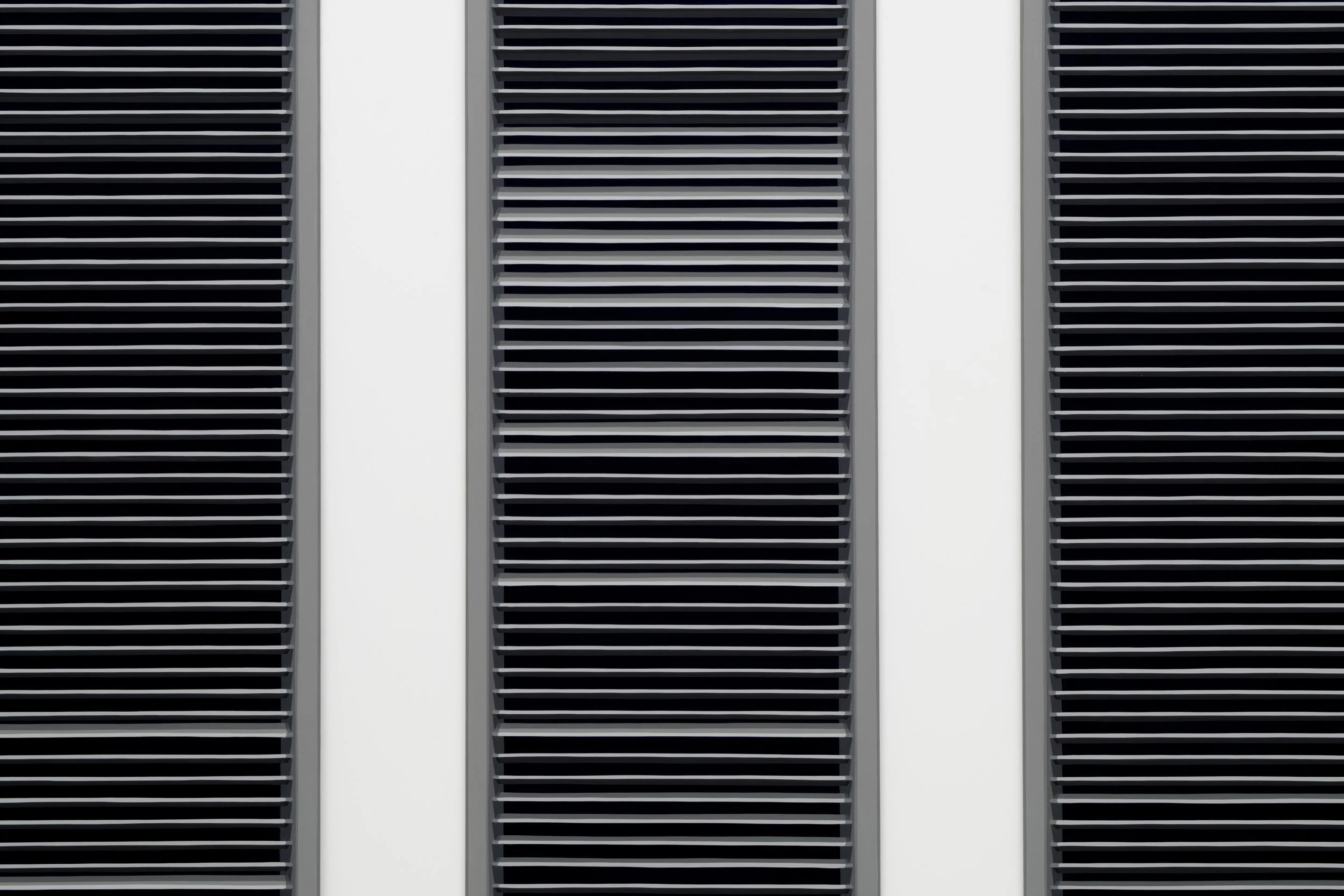   Vexation No. 5  45” x 180” (overall), 45” x 17.25” (each) Oil on aluminum panel 2026 
