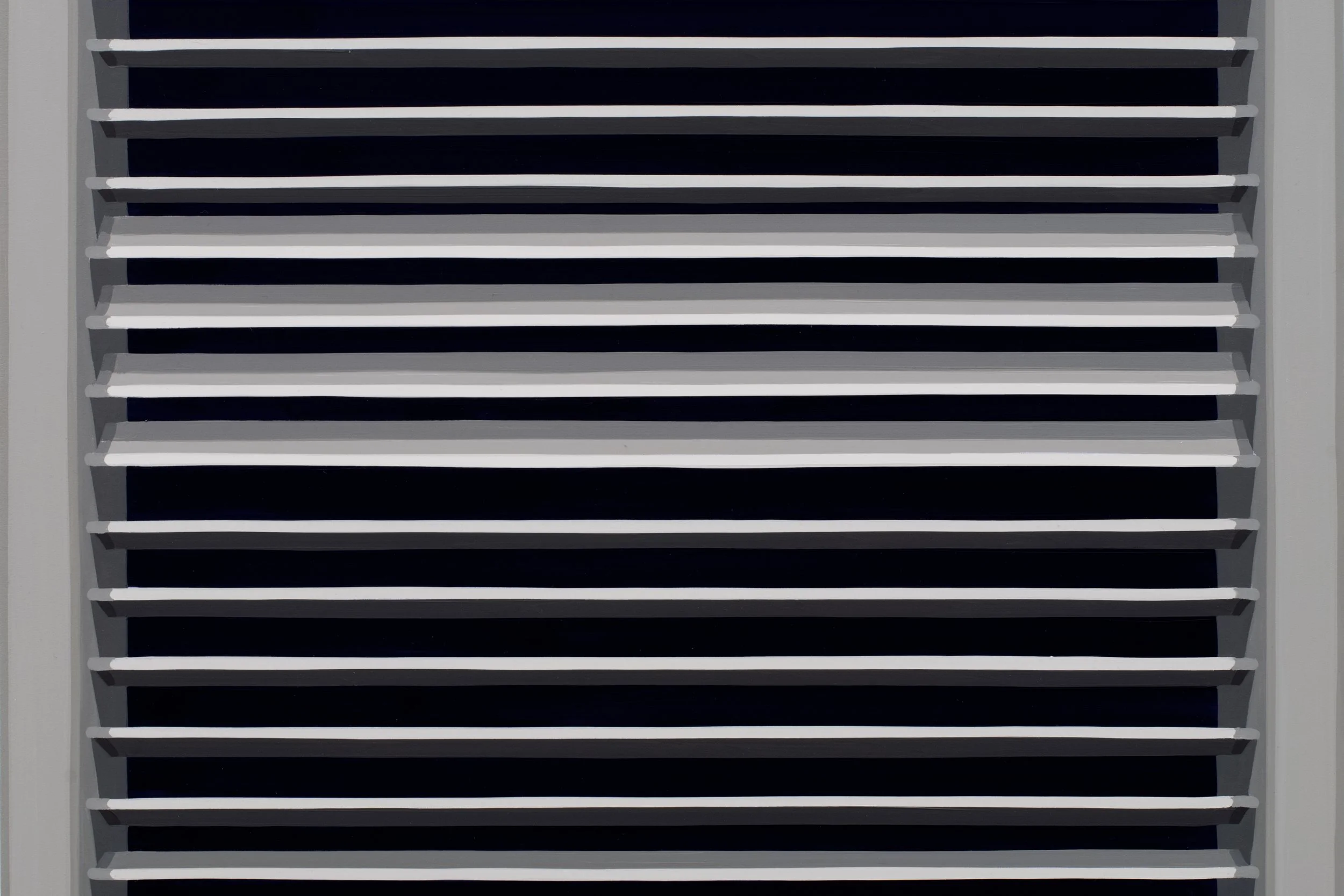   Vexation No. 5   (Detail) 45” x 17.25” Oil on aluminum panel 2026 