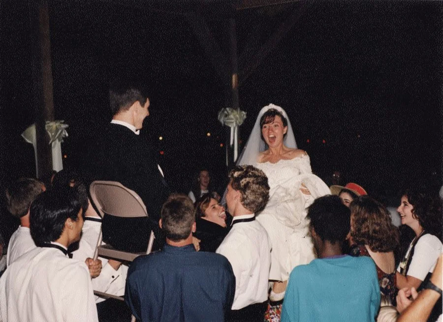 Travis and Sarah’s wedding day. 1992. Nashville, Tennessee
