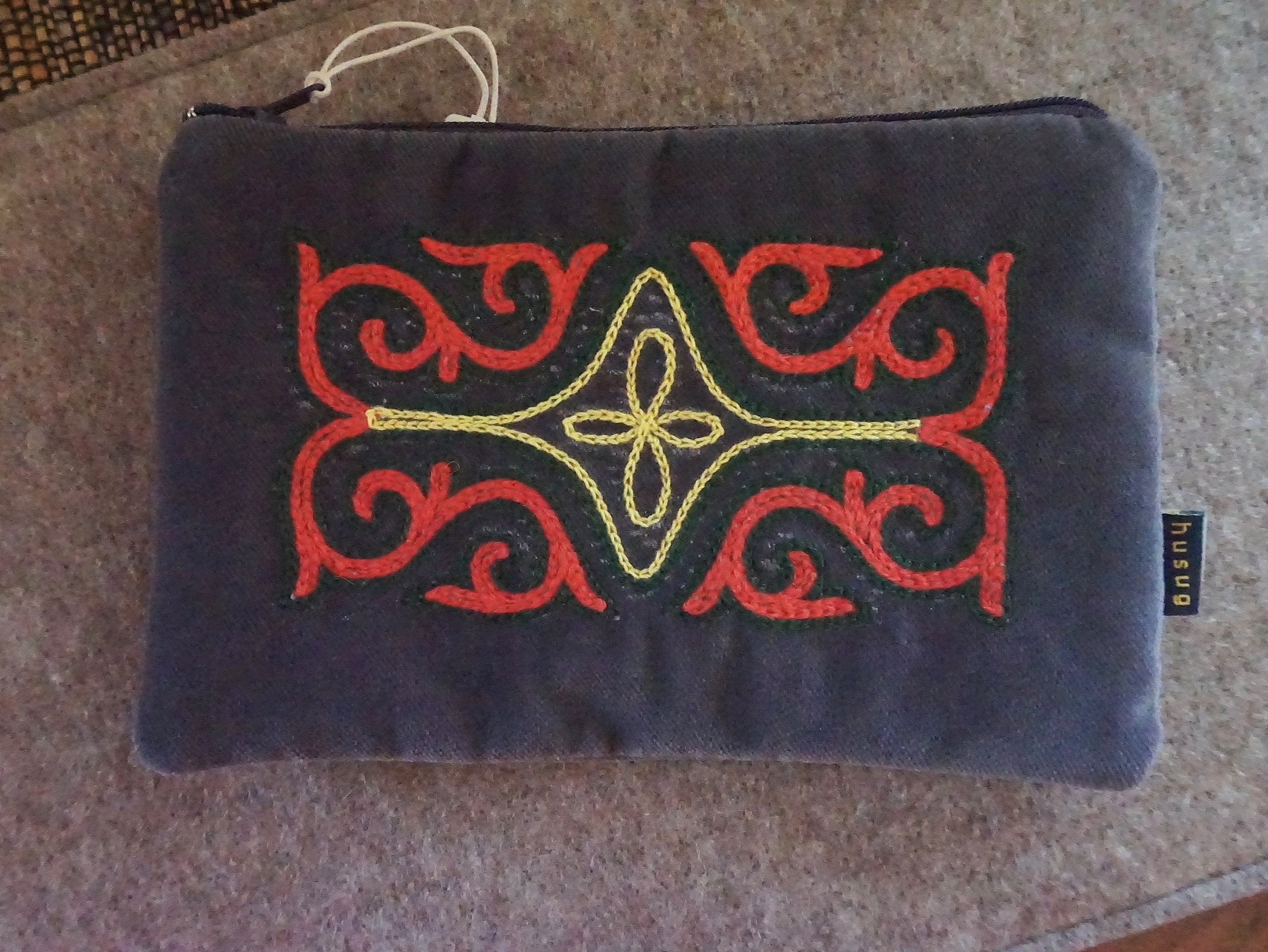 Velvet Embroidered Bag