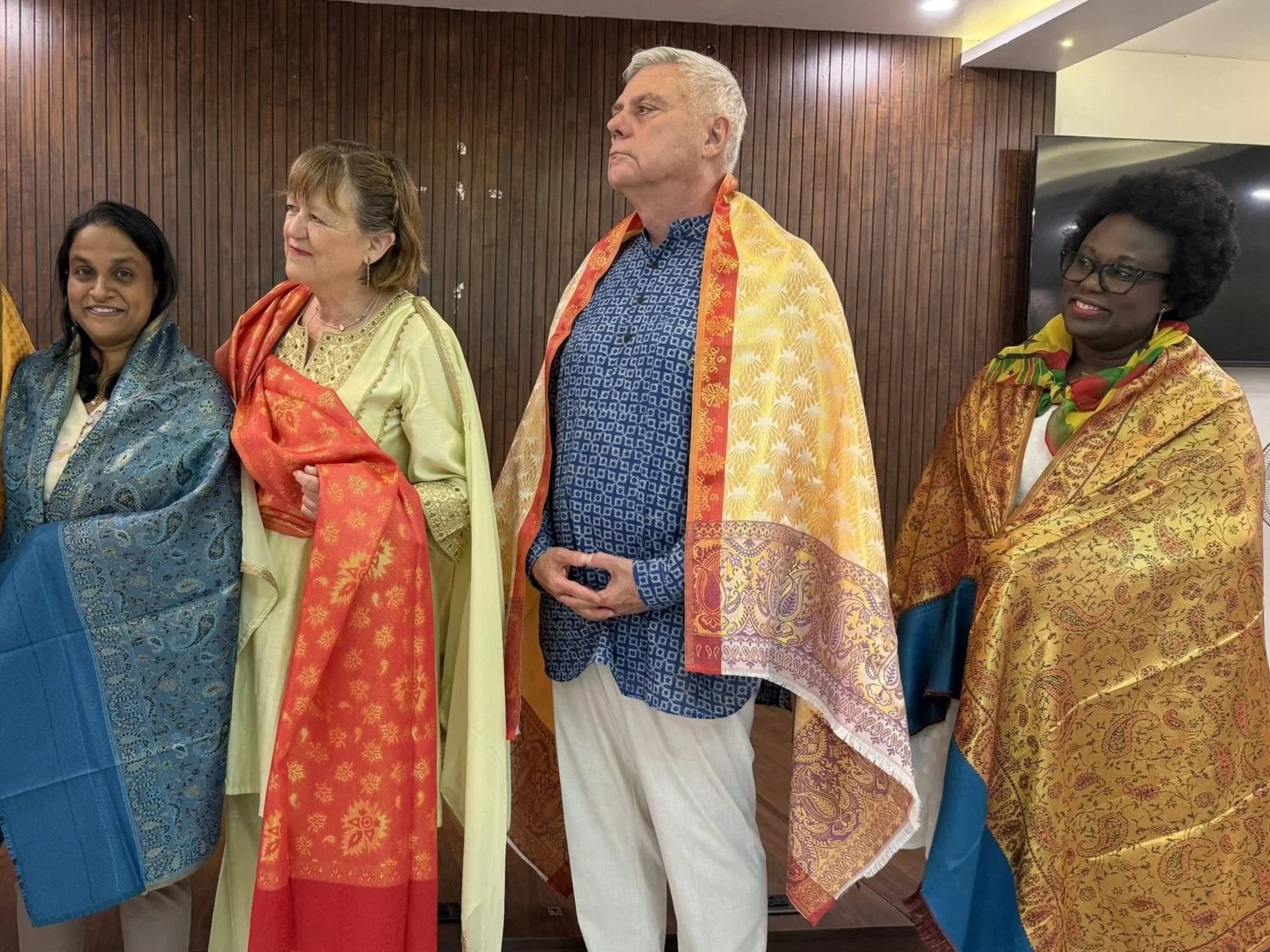 The Jacaranda programme team members standing together during a training program.
