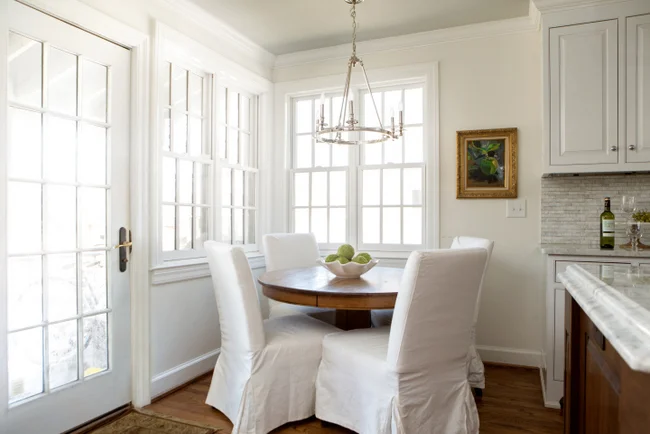Check out the before and after photos of this "white" makeover from Decorologist